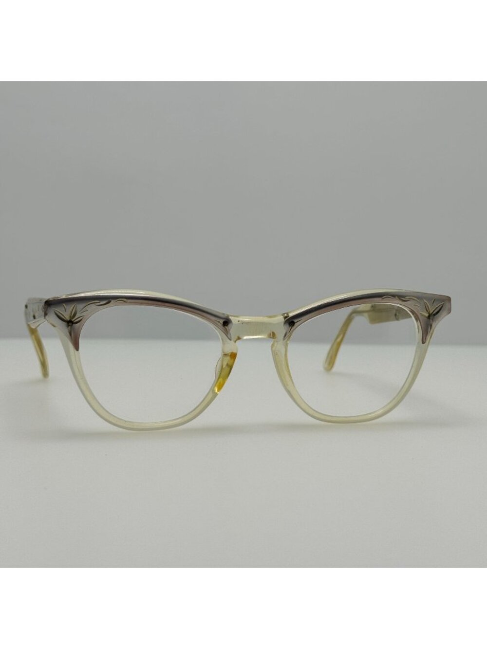 American Optical Eyeglasses Eye Glasses Frames 4 1/4 5 1/2 Cat Eye Vintage